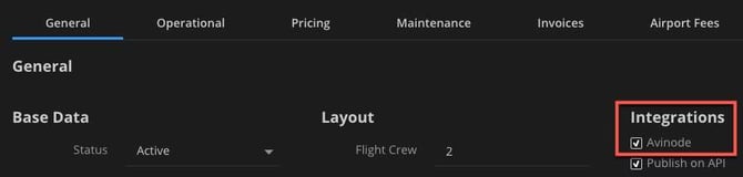 There is one additional setting in AIRCRAFT