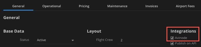 There is one additional setting in AIRCRAFT