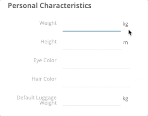 Characteristics