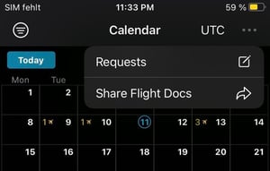 Request Duties or Days Off 
