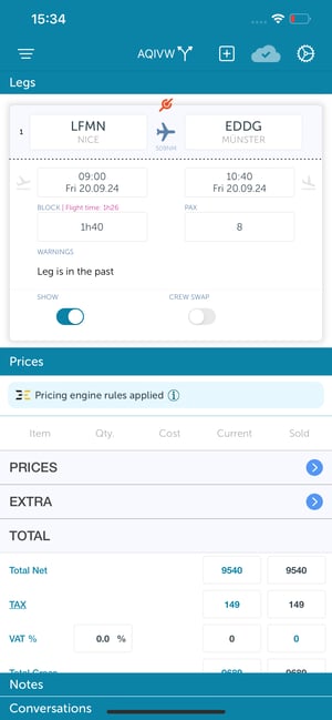 Pricing Engine Integration