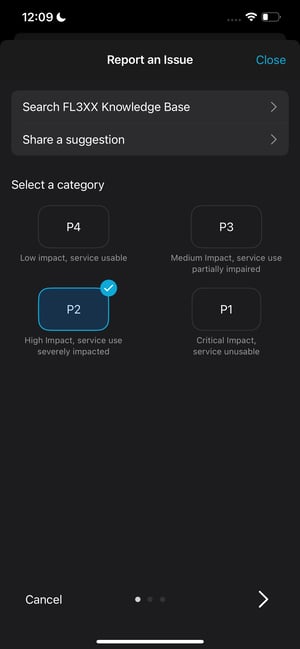Select a Category