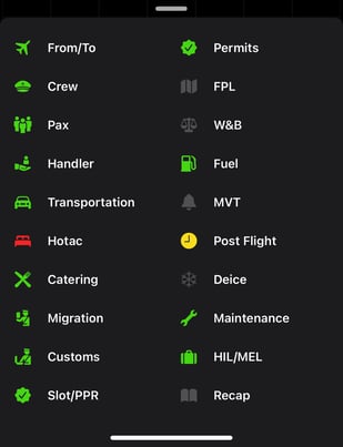 Details Menu 