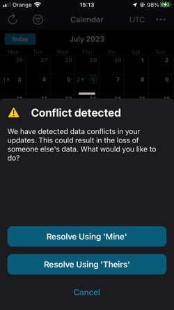 Cancel