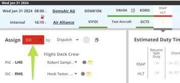 Ops Crew Panel Status
