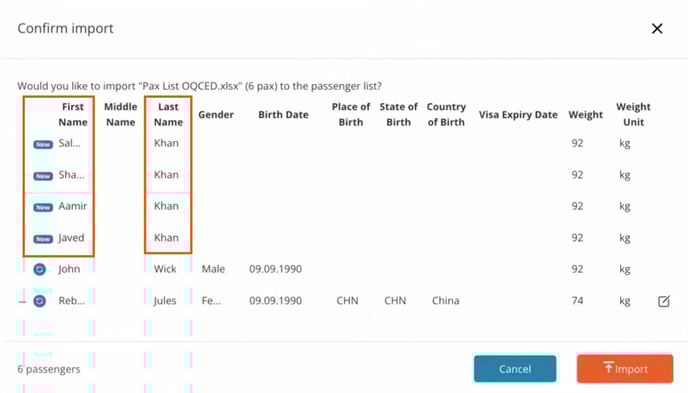 Bulk Pax Upload Name Only Product Update 2.4 2025
