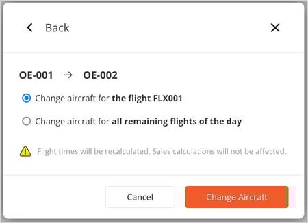 Aircraft Change 2