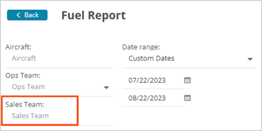 Fuel Report Filter Large