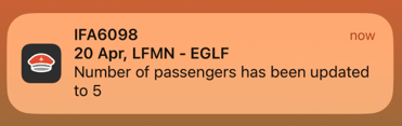 Flight Amendment / Modified Flight