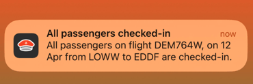 All passengers checked in