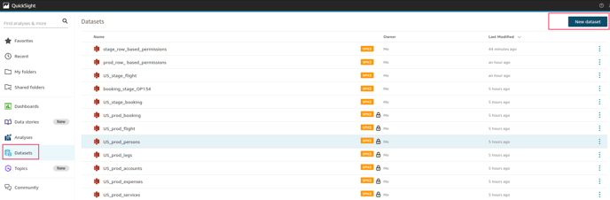 Navigate to Datasets in BRIGHT