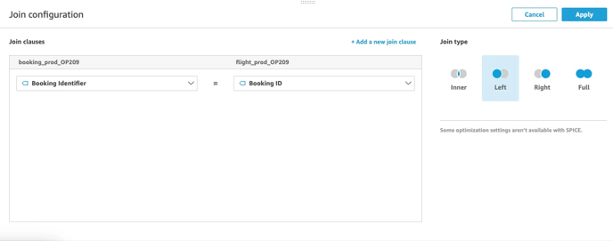 Join the Datasets