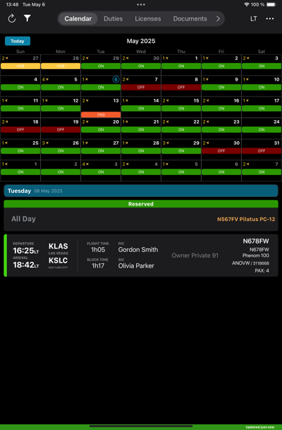 Simulator Screenshot - iPad mini (A17 Pro) - calendar