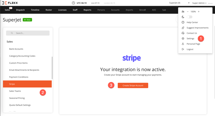 Stripe Settings 2