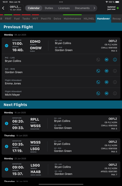 ipad design handover tab