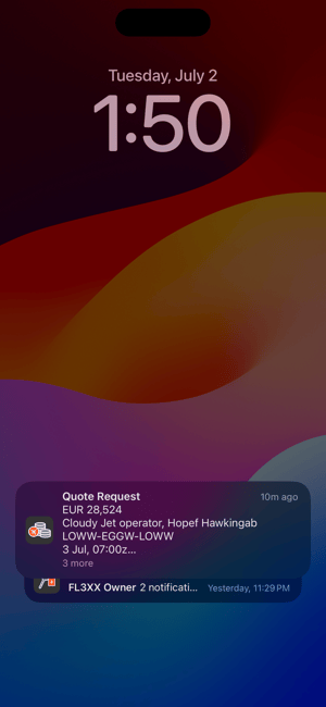 Notification Types and Actions