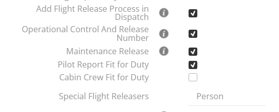 725 NM and International Flight Release.