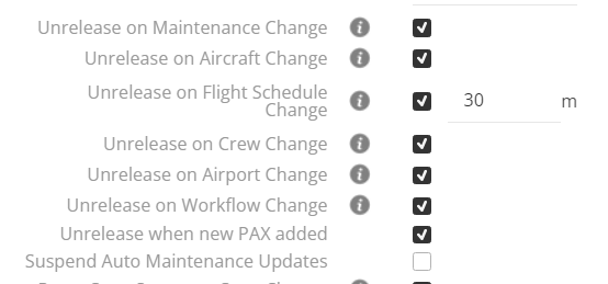 725 NM and International Flight Release.
