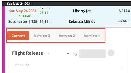 Release a Flight