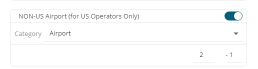 NON-US Airport (for US Operators Only)