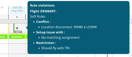 Crew Legalities Check