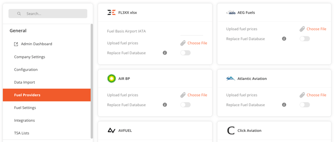 All Fuel Providers
