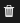 Trash box icon
