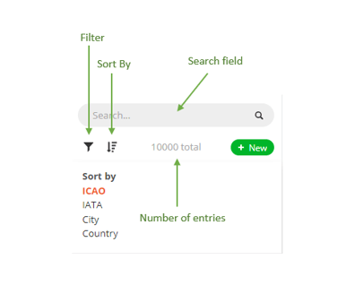 Search and Filter Elements 