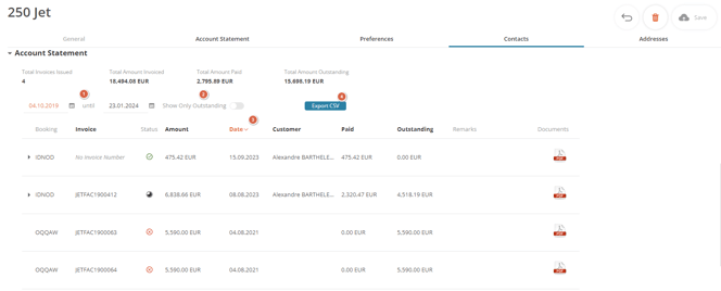 Account Statement Breakdown