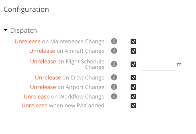 Maintenance Events