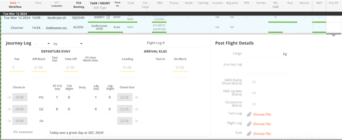 Flight Time Calculations