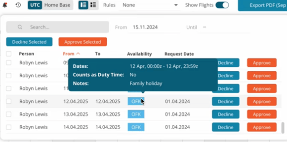 Combination of Filters and Sorting with Bulk Actions