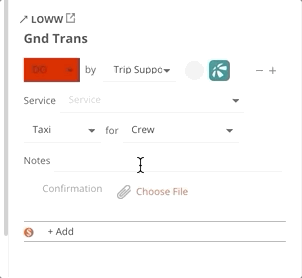 info field