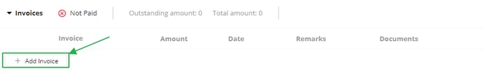 invoices panel