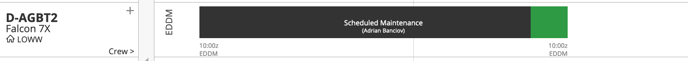 Inserting Maintenance Events  