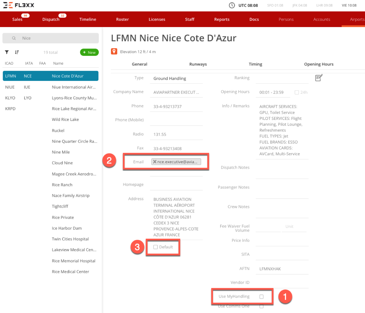 Setting Up Handling Agents (FBO) for MyHandling