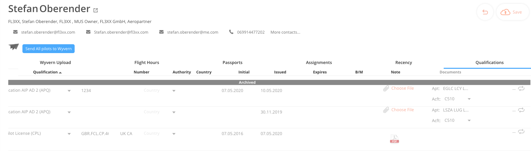 Qualification Archive