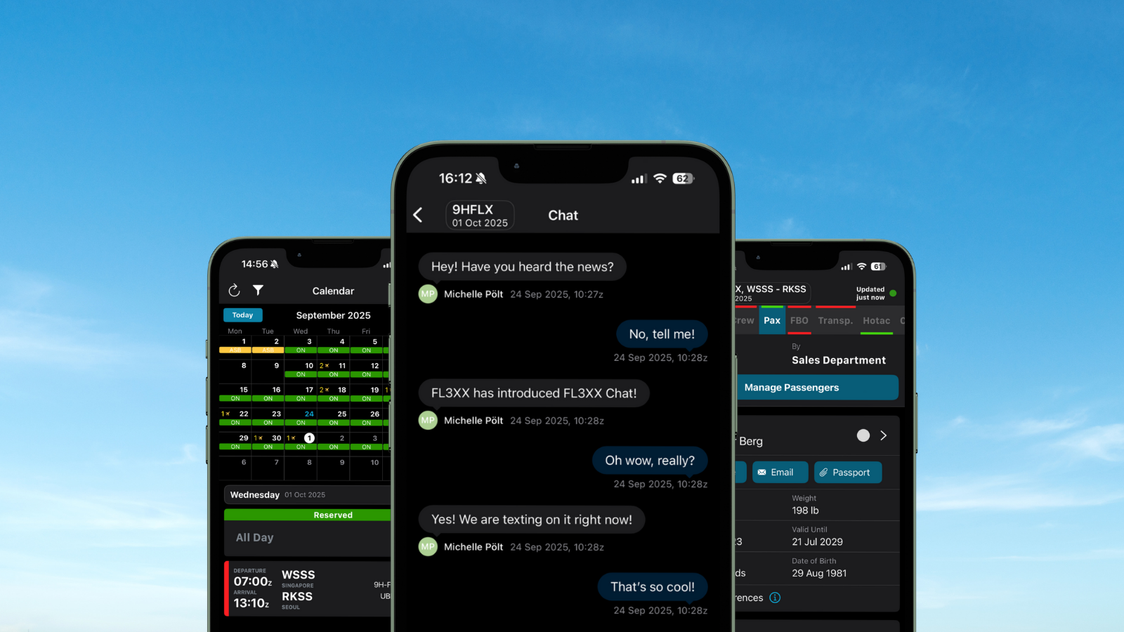 Introducing FL3XX Chat: Real-Time Collaboration for Every Flight