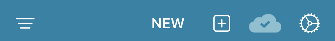 New quote, header bar (Sales app)