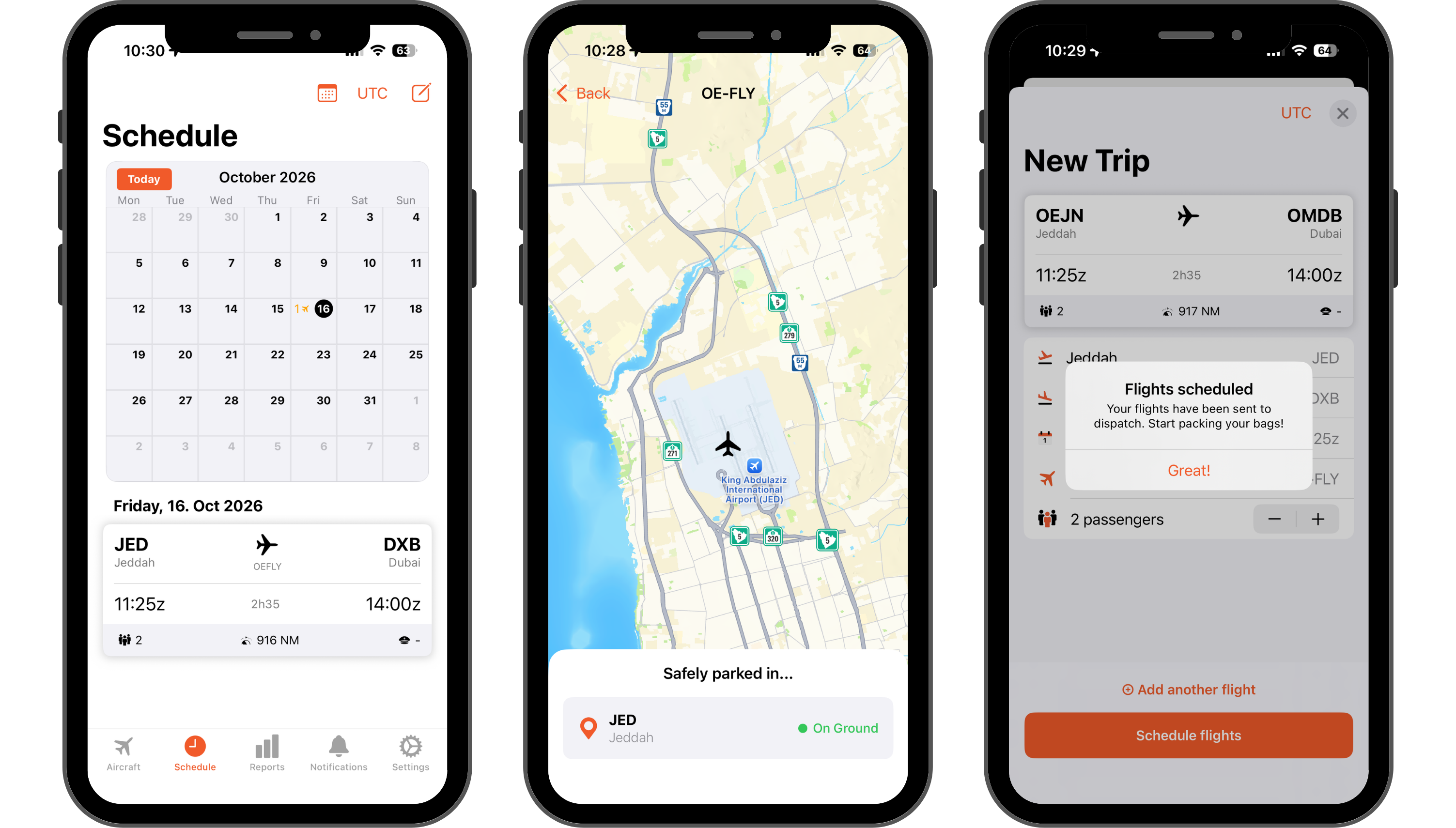 Owner App Screenshots