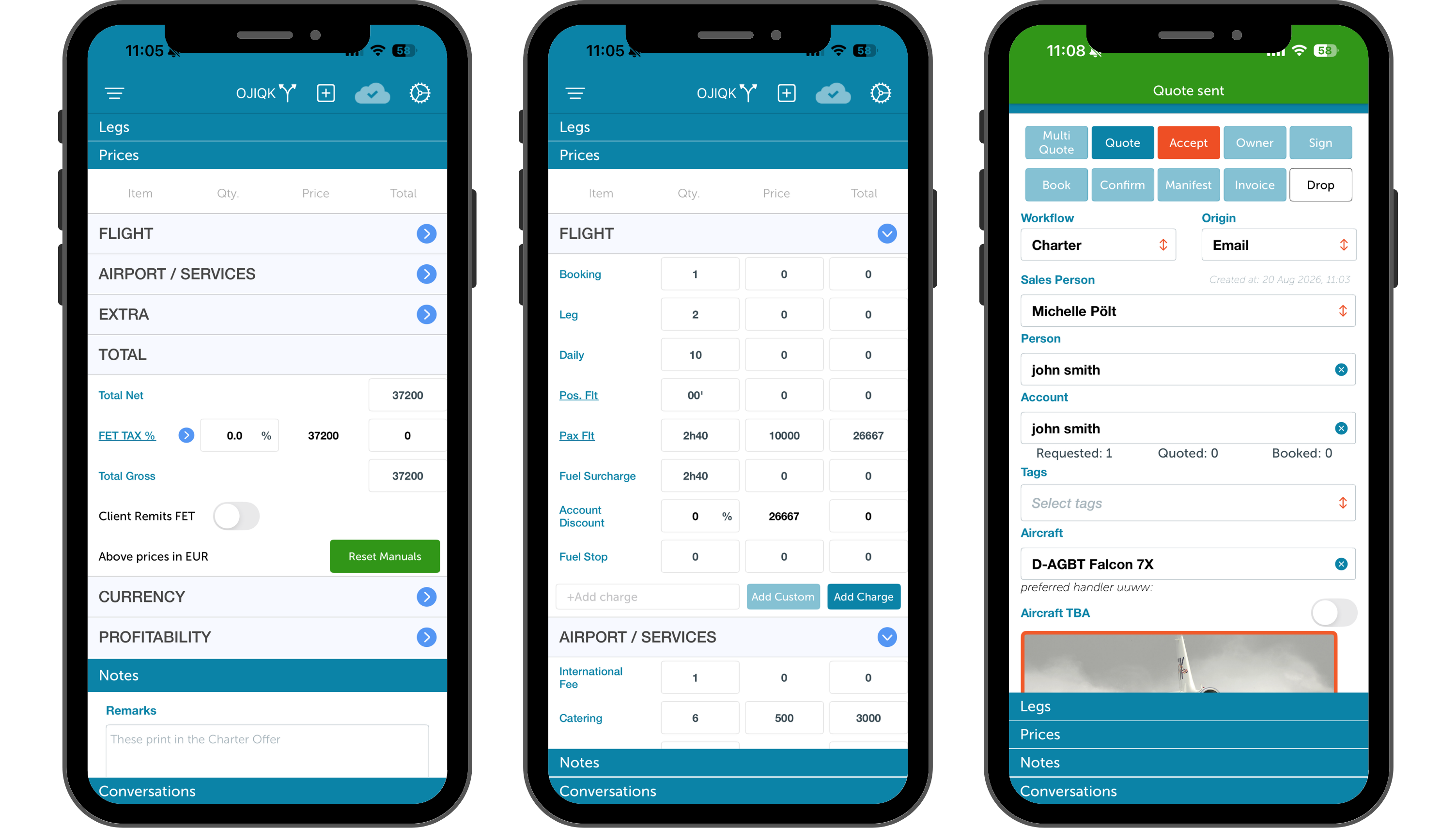 Sales App Screenshots