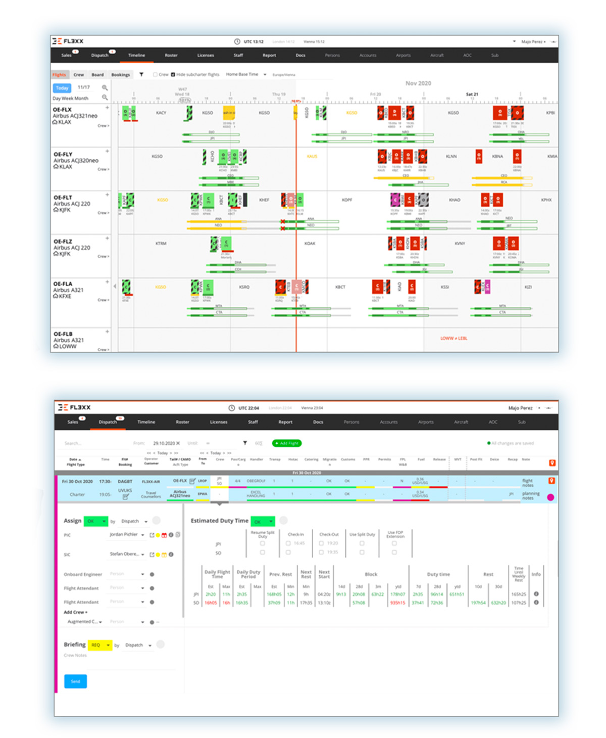 Dispatch 2 screens