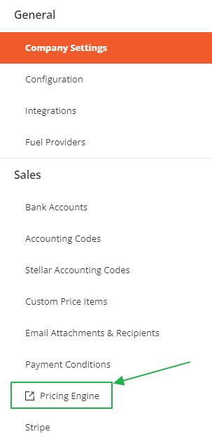 Accessing the Pricing Engine
