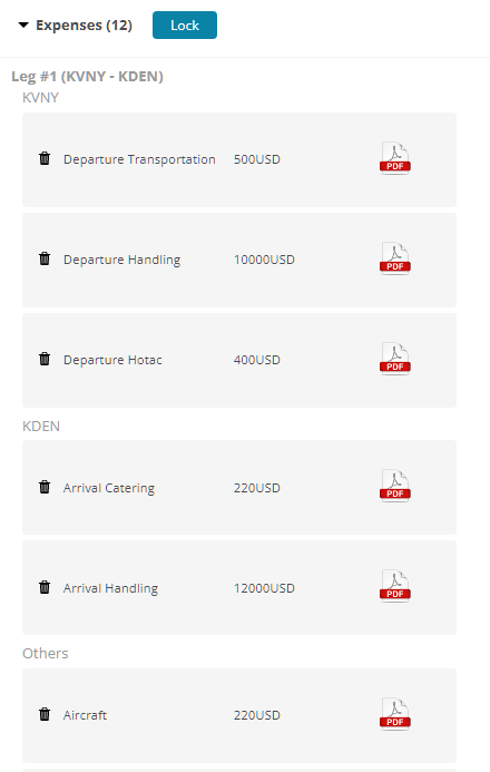 The Web app Expenses