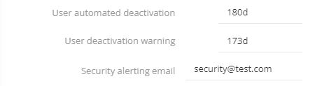 Managing User Deactivation