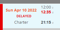 DELAYED