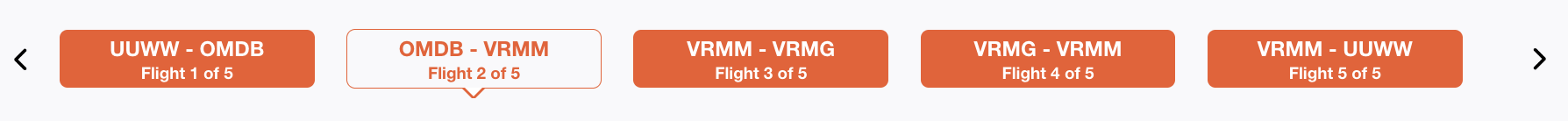 Same setting for Departure and Arrival